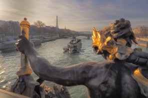 Vue depuis le Pont Alexandre III, Paris